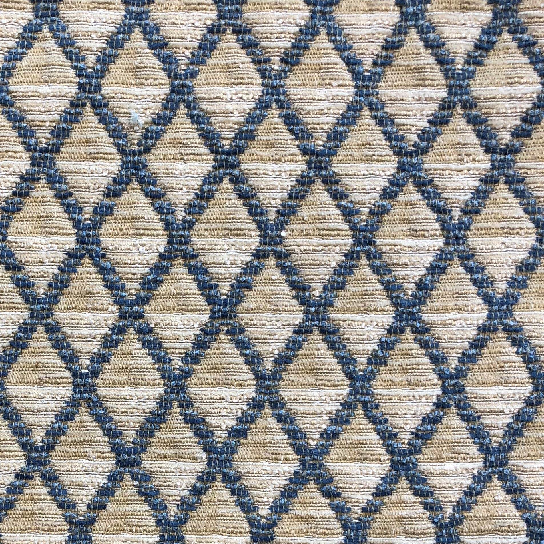 Highland Ridge Yellow, Blue and Ivory Luxury Throw Pillow - Plutus Brands