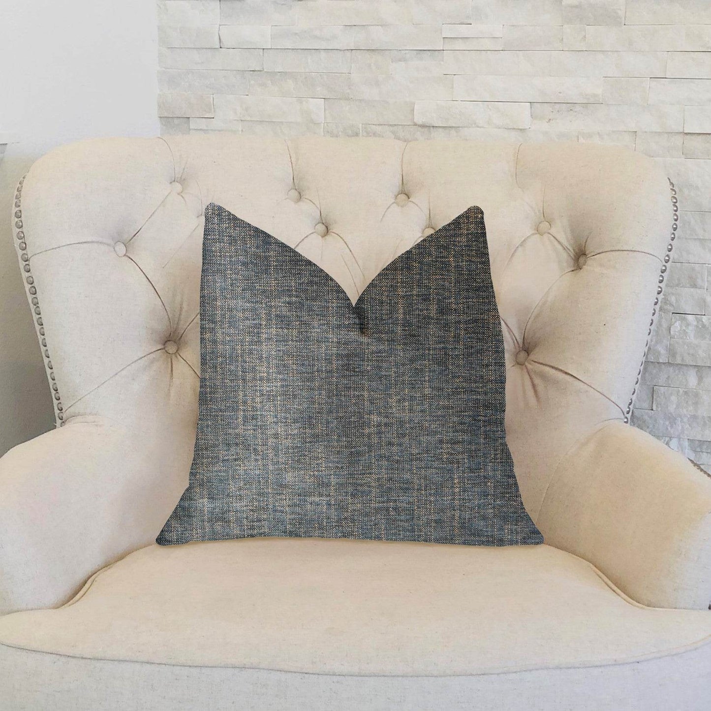 Pistachio Emerald Green Luxury Throw Pillow - Plutus Brands