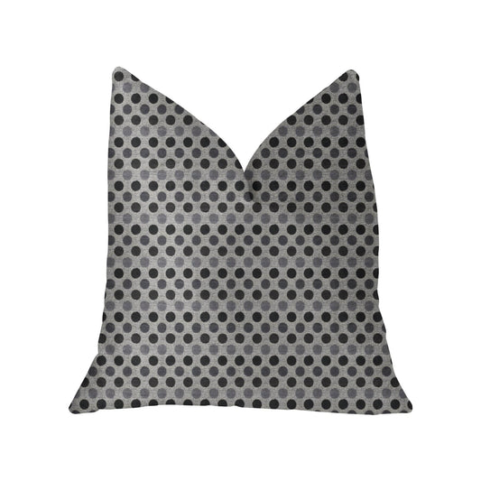 Paramount Gray and Black Luxury Throw Pillow - Plutus Brands
