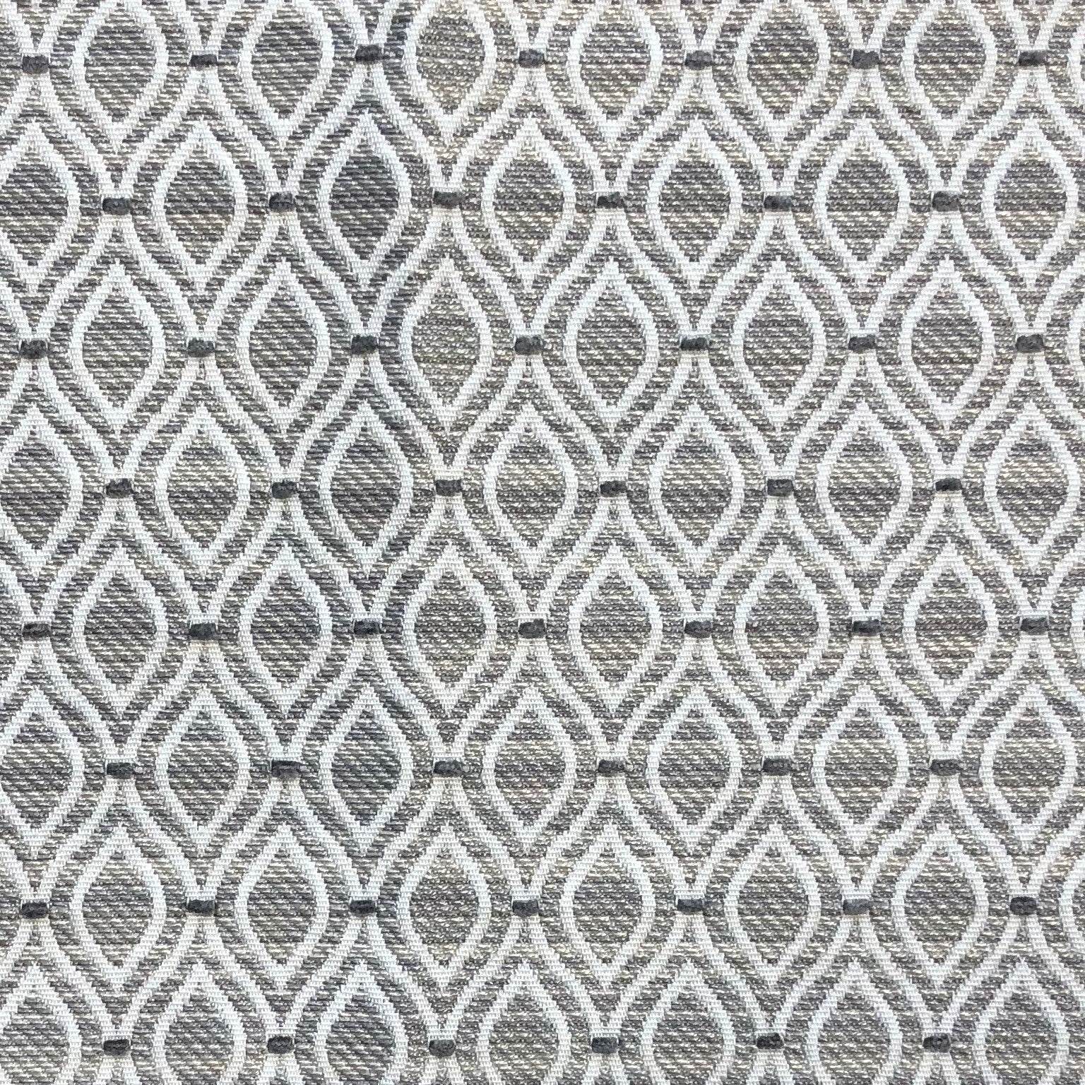 Deluxe Rockland Beige and Silver Luxury Throw Pillow - Plutus Brands