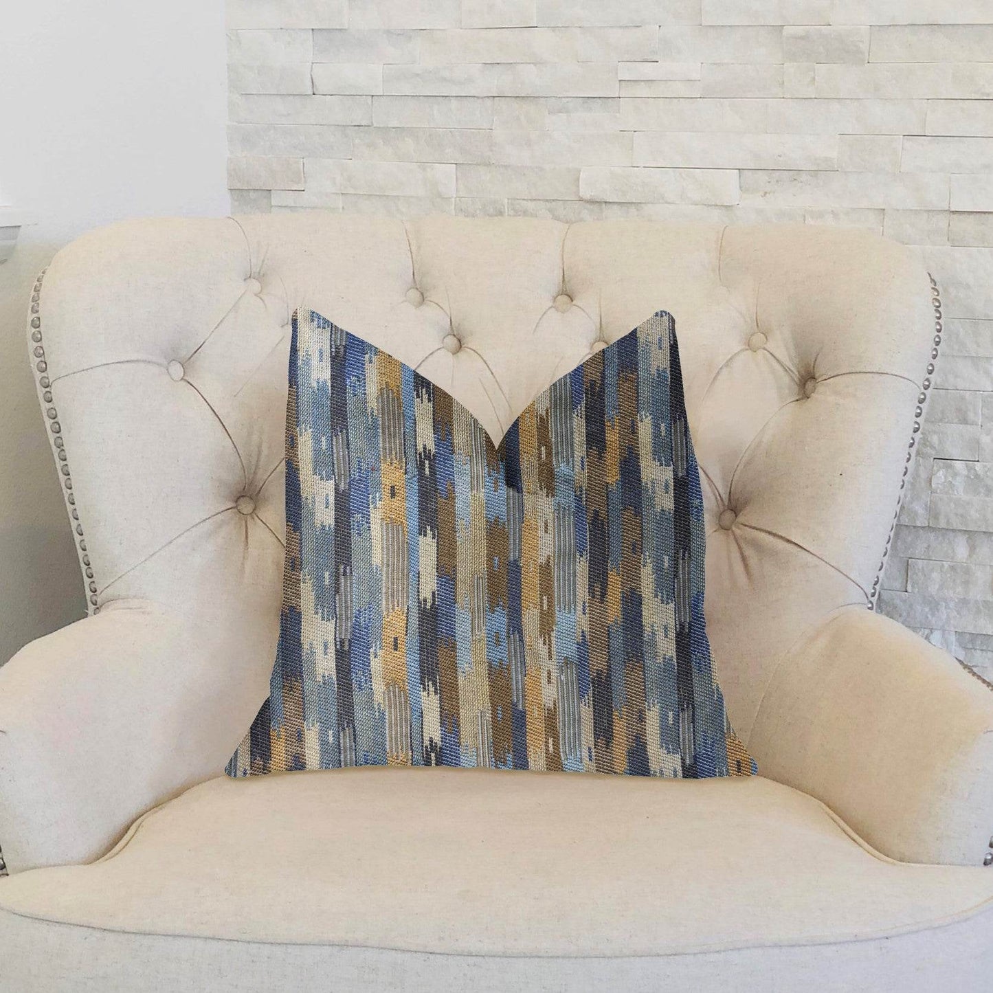 Hyde Park Multicolor Luxury Throw Pillow - Plutus Brands