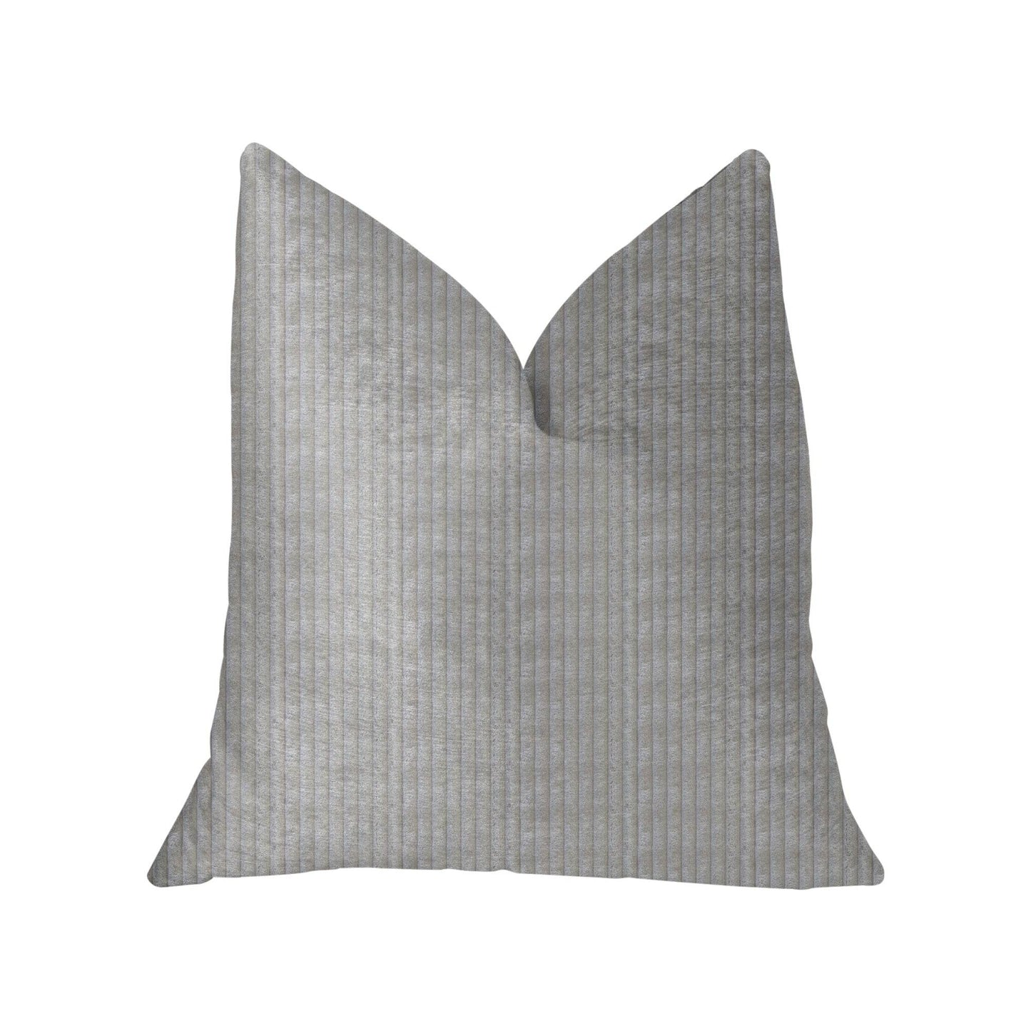 Cascade Beige Luxury Throw Pillow - Plutus Brands