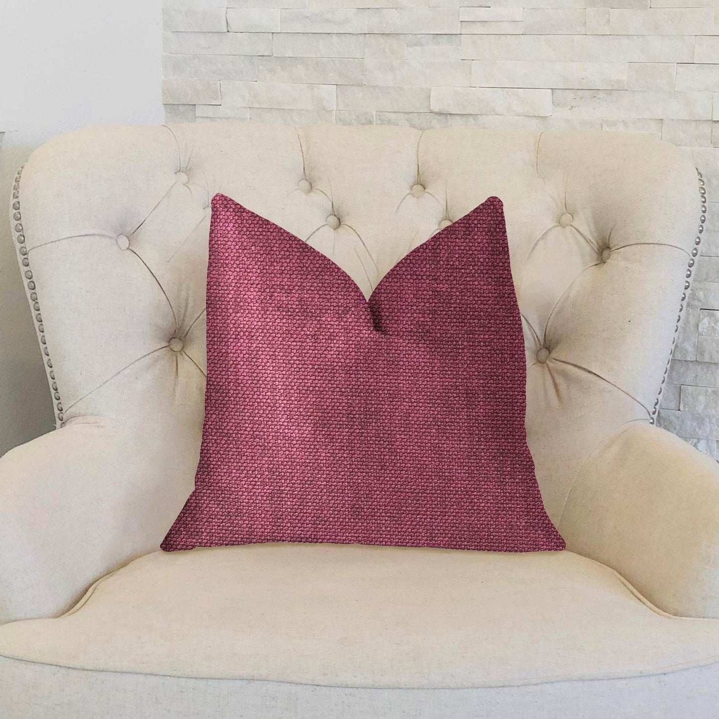 Plumptious Purple Luxury Throw Pillow - Plutus Brands