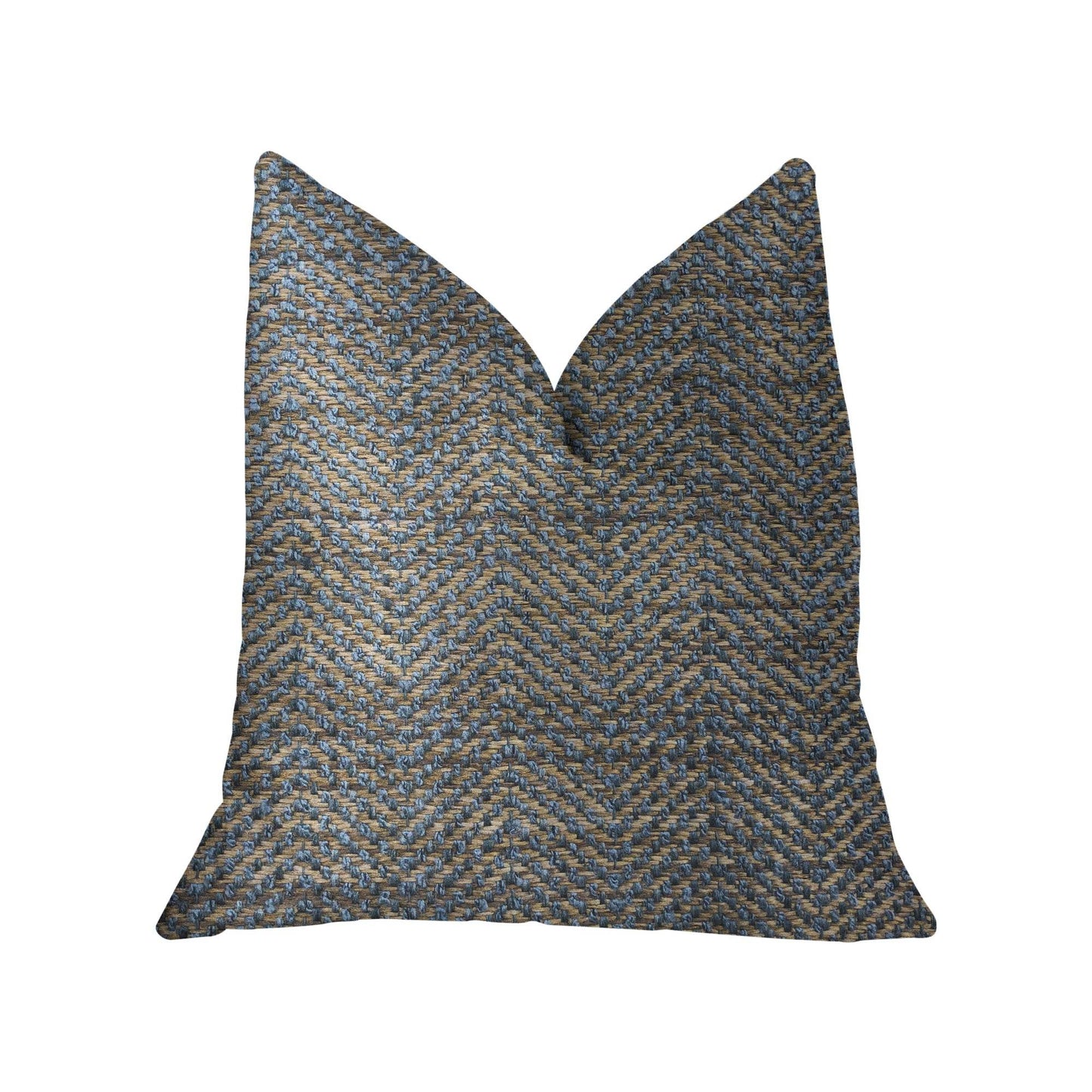 Everest Green and Gold Luxury Throw Pillow - Plutus Brands