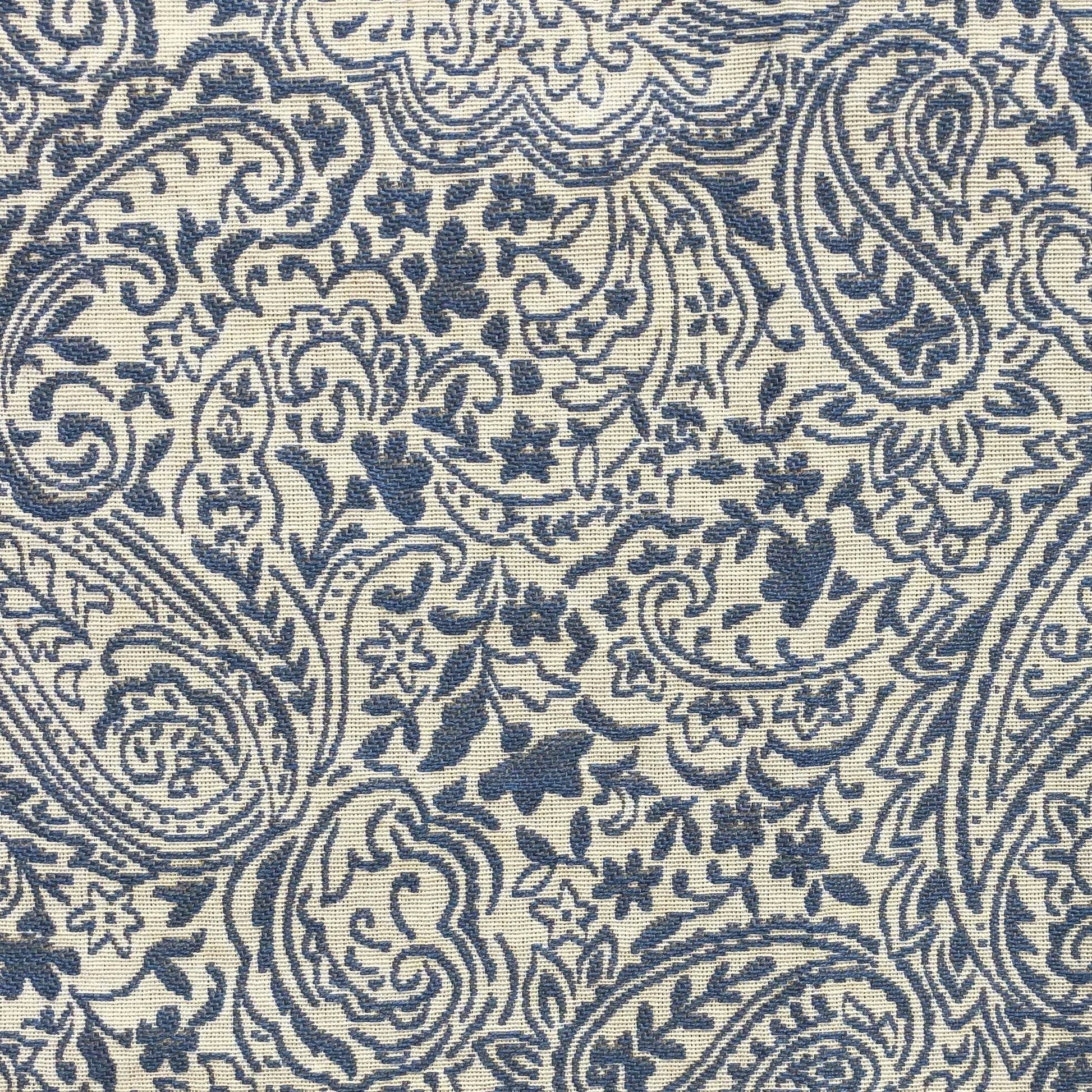 Kingston Waverly Blue and Ivory Luxury Throw Pillow - Plutus Brands