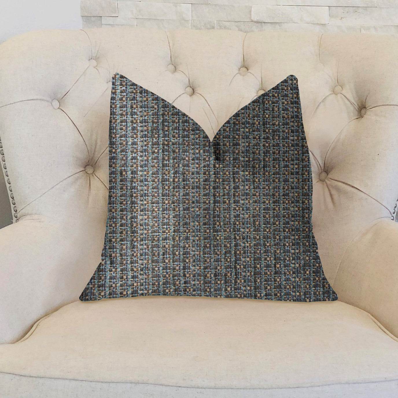 Noemie Multicolor Luxury Throw Pillow - Plutus Brands