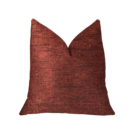 Paprika Jam Burgundy Red Luxury Throw Pillow - Plutus Brands