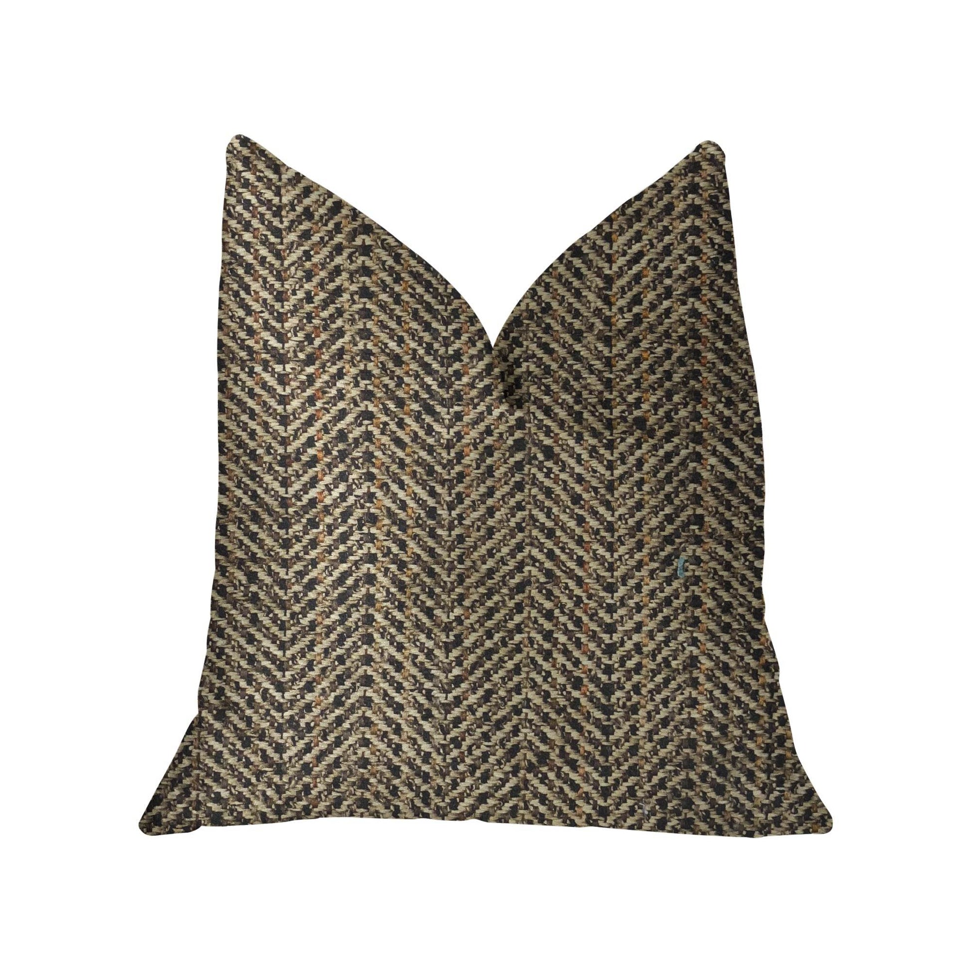 Honeybee Brown Shades Luxury Throw Pillow - Plutus Brands
