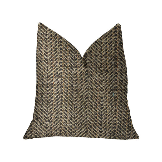 Honeybee Brown Shades Luxury Throw Pillow - Plutus Brands