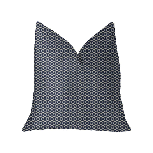 Blackwell Blue and Beige Luxury Throw Pillow - Plutus Brands