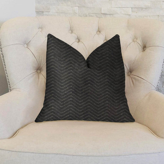 Black Panther Black Luxury Throw Pillow - Plutus Brands