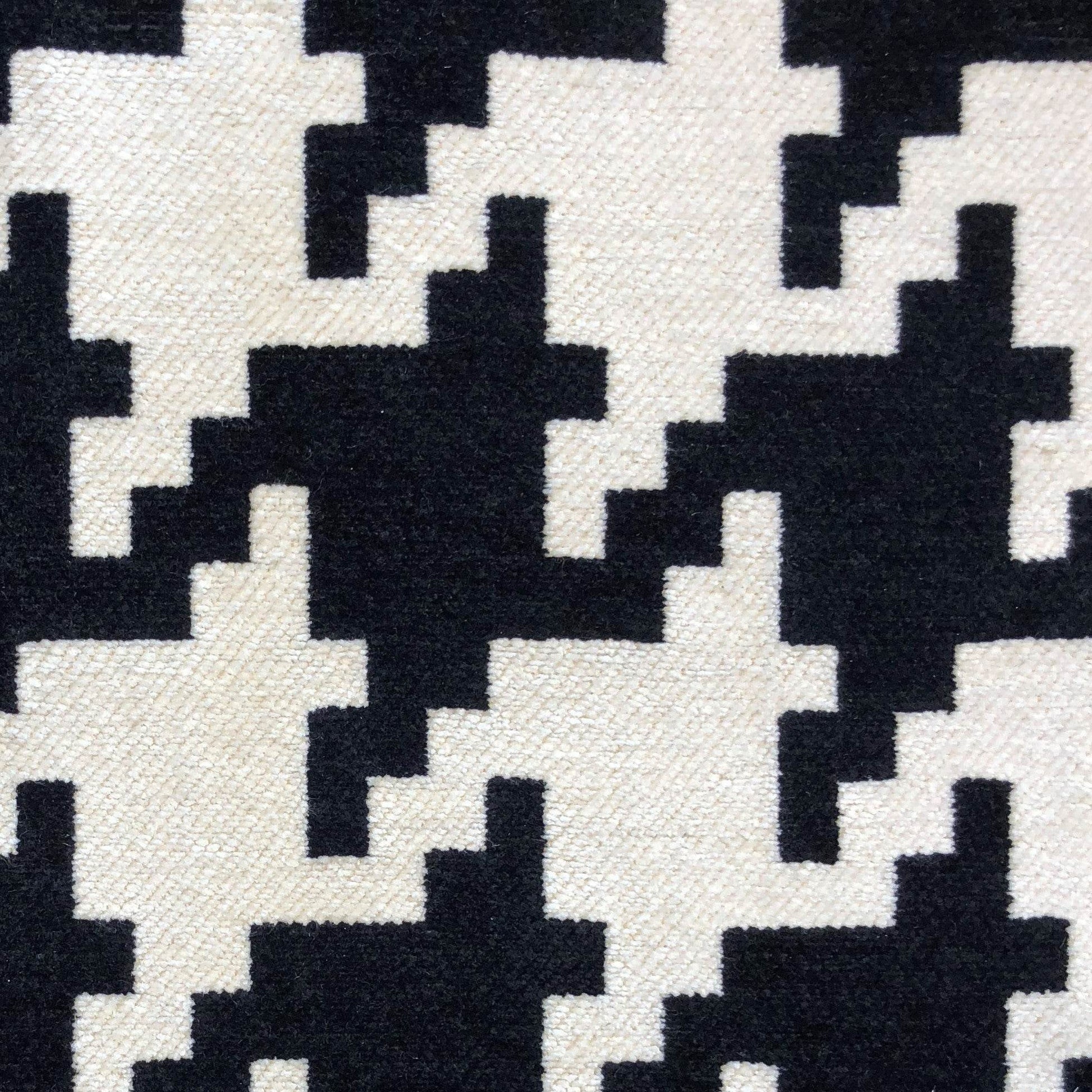 Element Black and White Luxury Throw Pillow - Plutus Brands