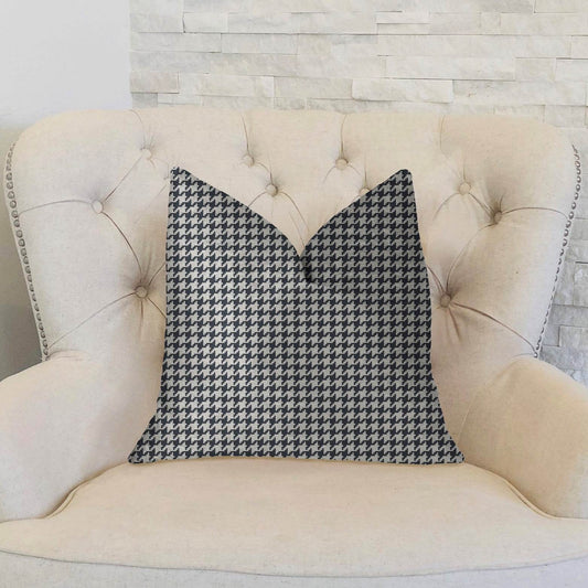 Element Black and White Luxury Throw Pillow - Plutus Brands