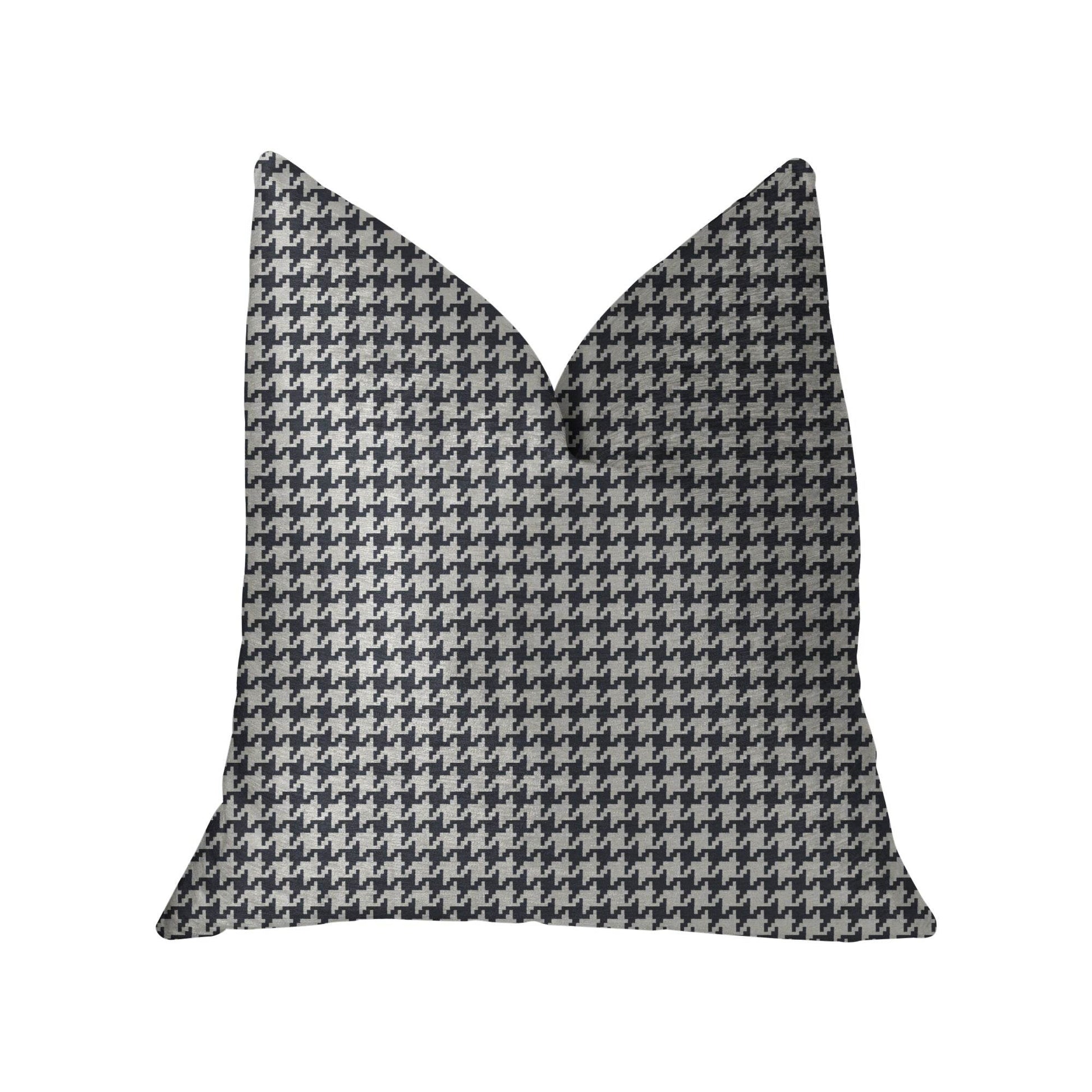 Element Black and White Luxury Throw Pillow - Plutus Brands
