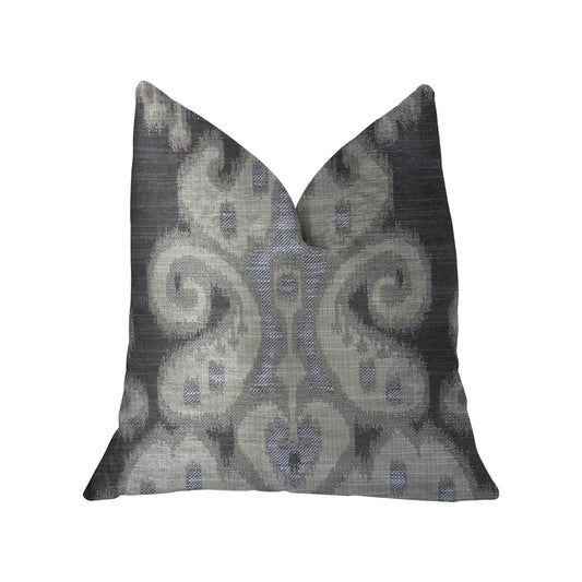 Social Butterfly Brown Shades Luxury Throw Pillow - Plutus Brands