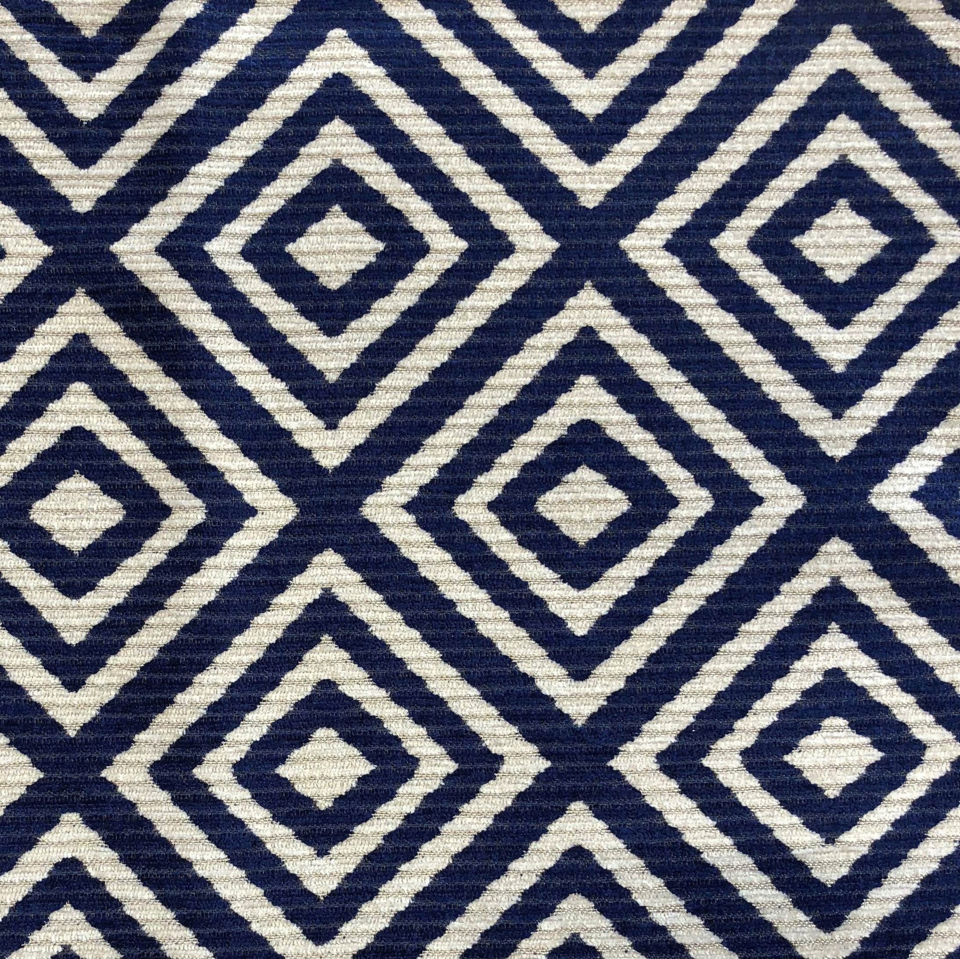 Daydream Blue and Beige Luxury Throw Pillow - Plutus Brands