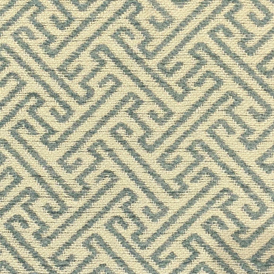 Alpine Maize Blue and Beige Luxury Throw Pillow - Plutus Brands