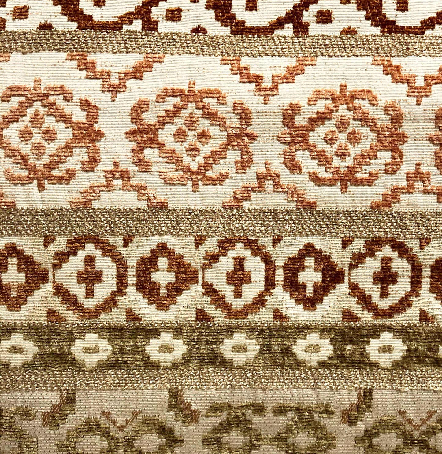 Arabesque Shades of Brown Luxury Throw Pillow - Plutus Brands