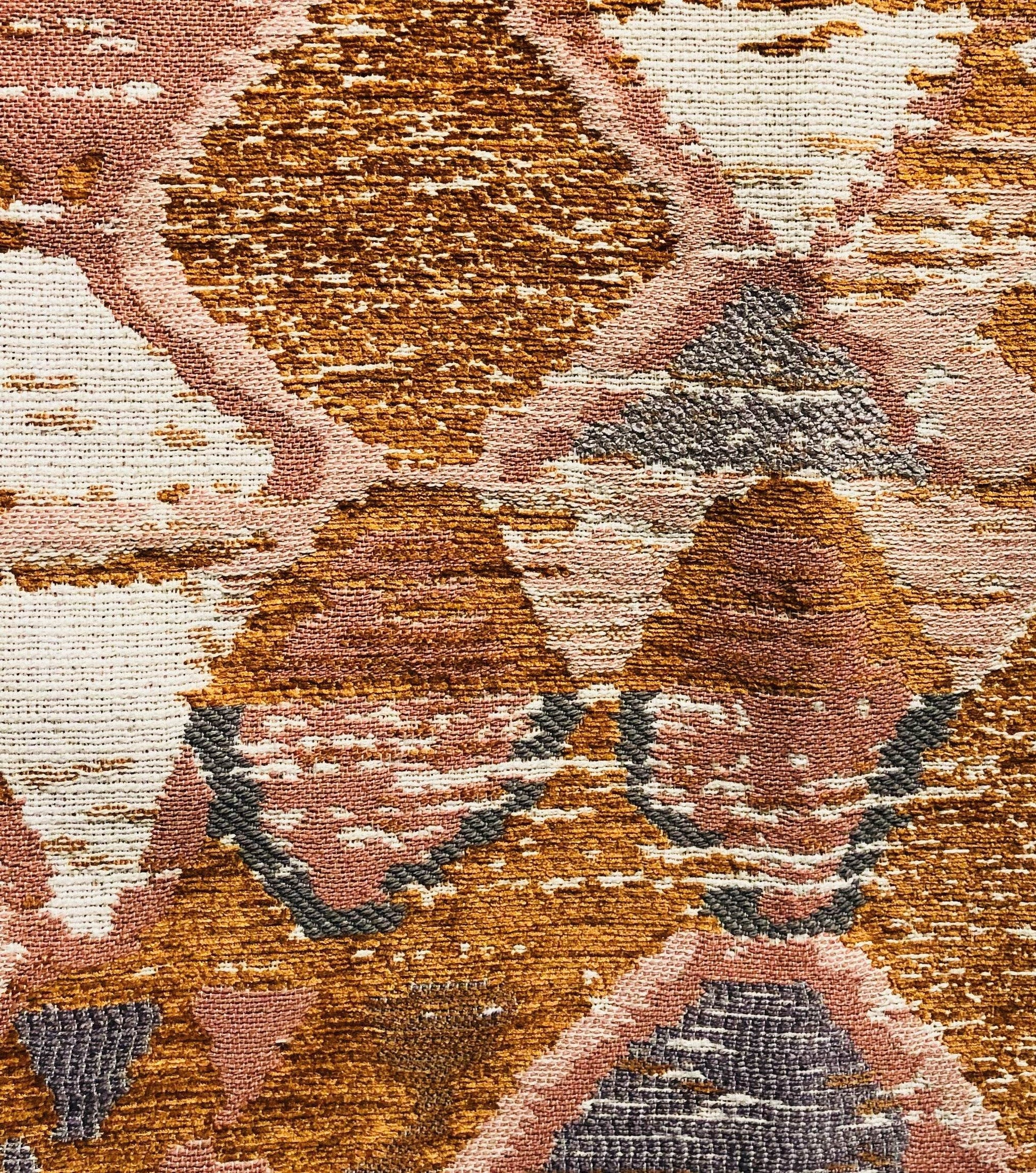 Mira Oasis Shades of Brown Luxury Throw Pillow - Plutus Brands