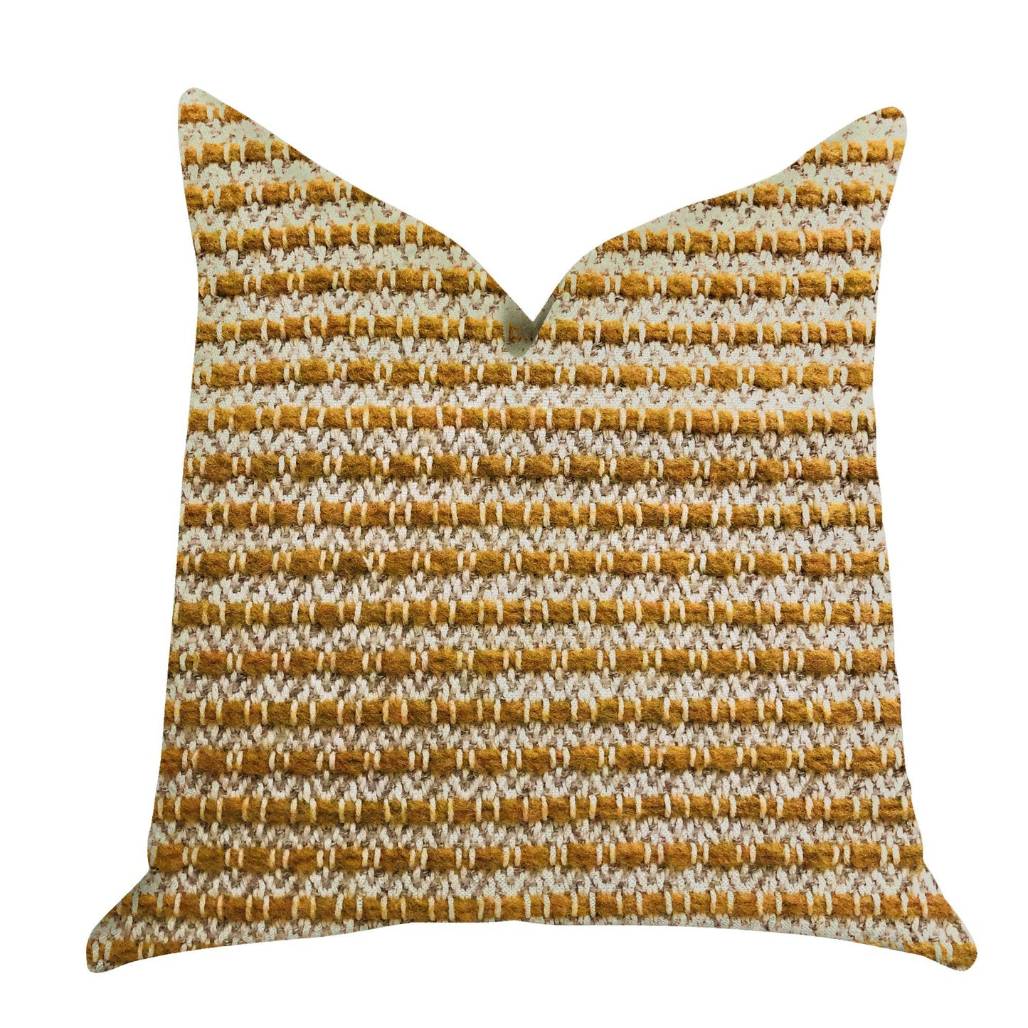 Hamilton Braid Brown Tones Luxury Throw Pillow - Plutus Brands