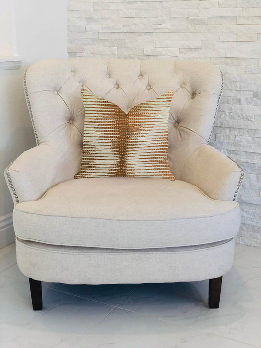 Pokaline Chevron Luxury Throw Pillow - Plutus Brands