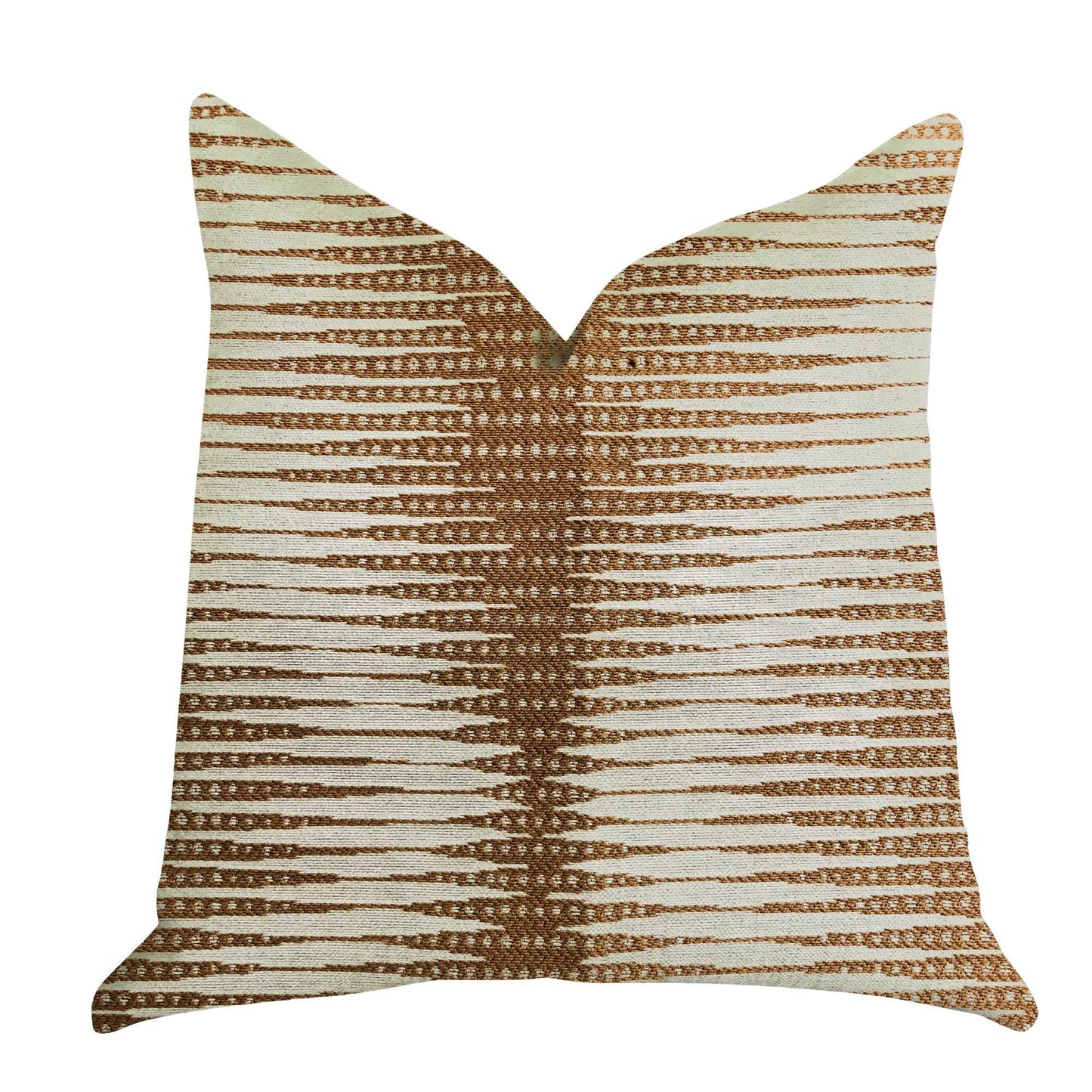 Pokaline Chevron Luxury Throw Pillow - Plutus Brands