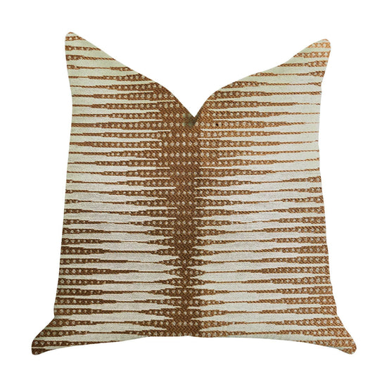 Pokaline Chevron Luxury Throw Pillow - Plutus Brands