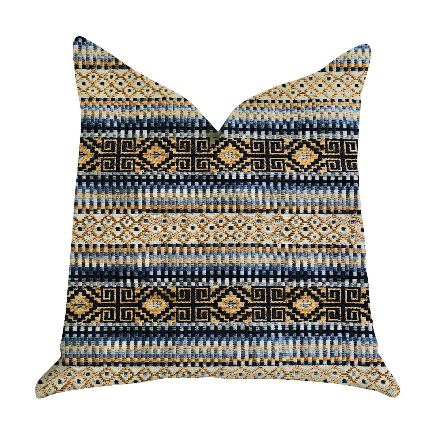 Daphne Diamante Textured Luxury Throw Pillow - Plutus Brands