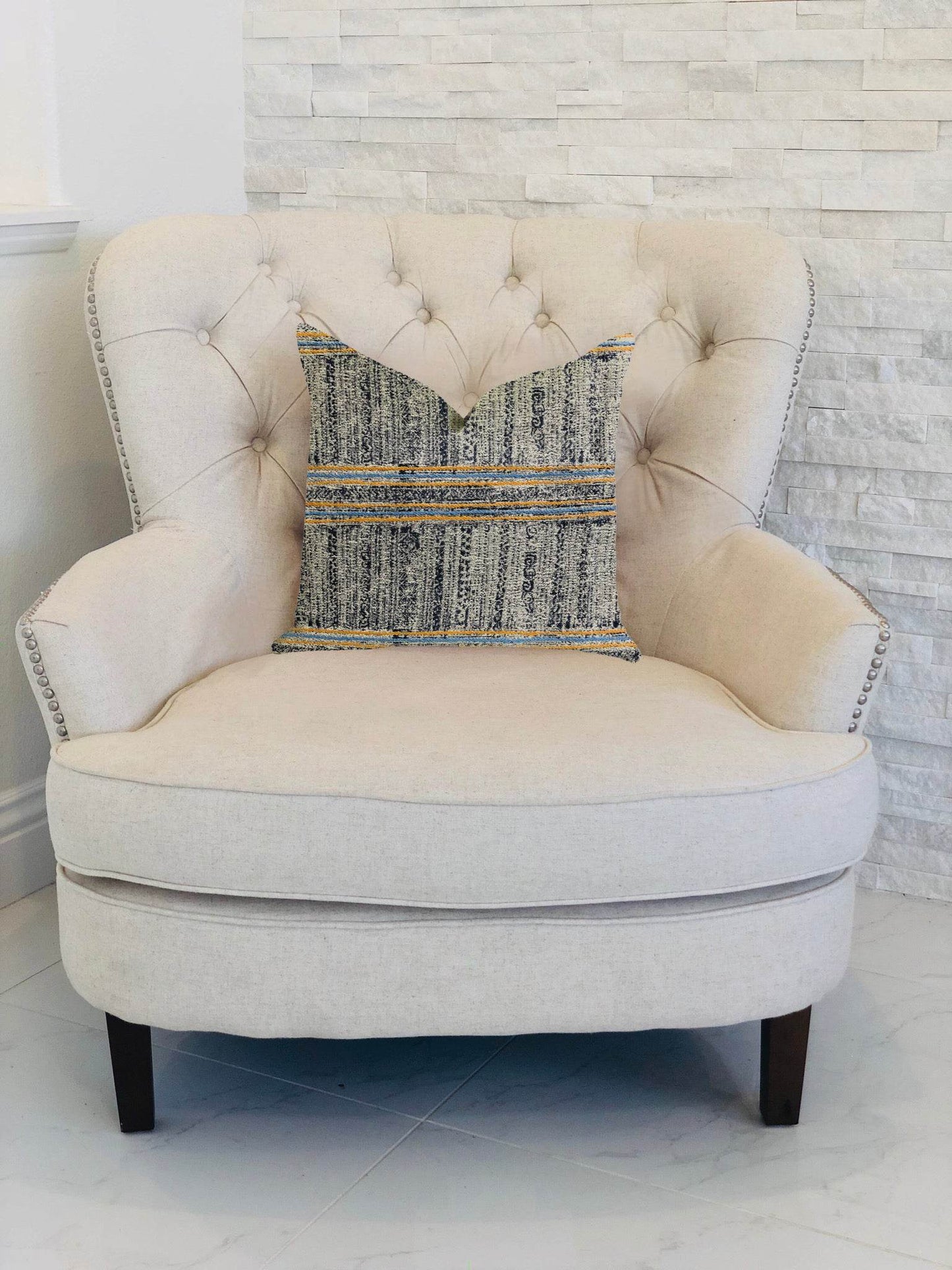 Promenade Way Textured Luxury Throw Pillow - Plutus Brands