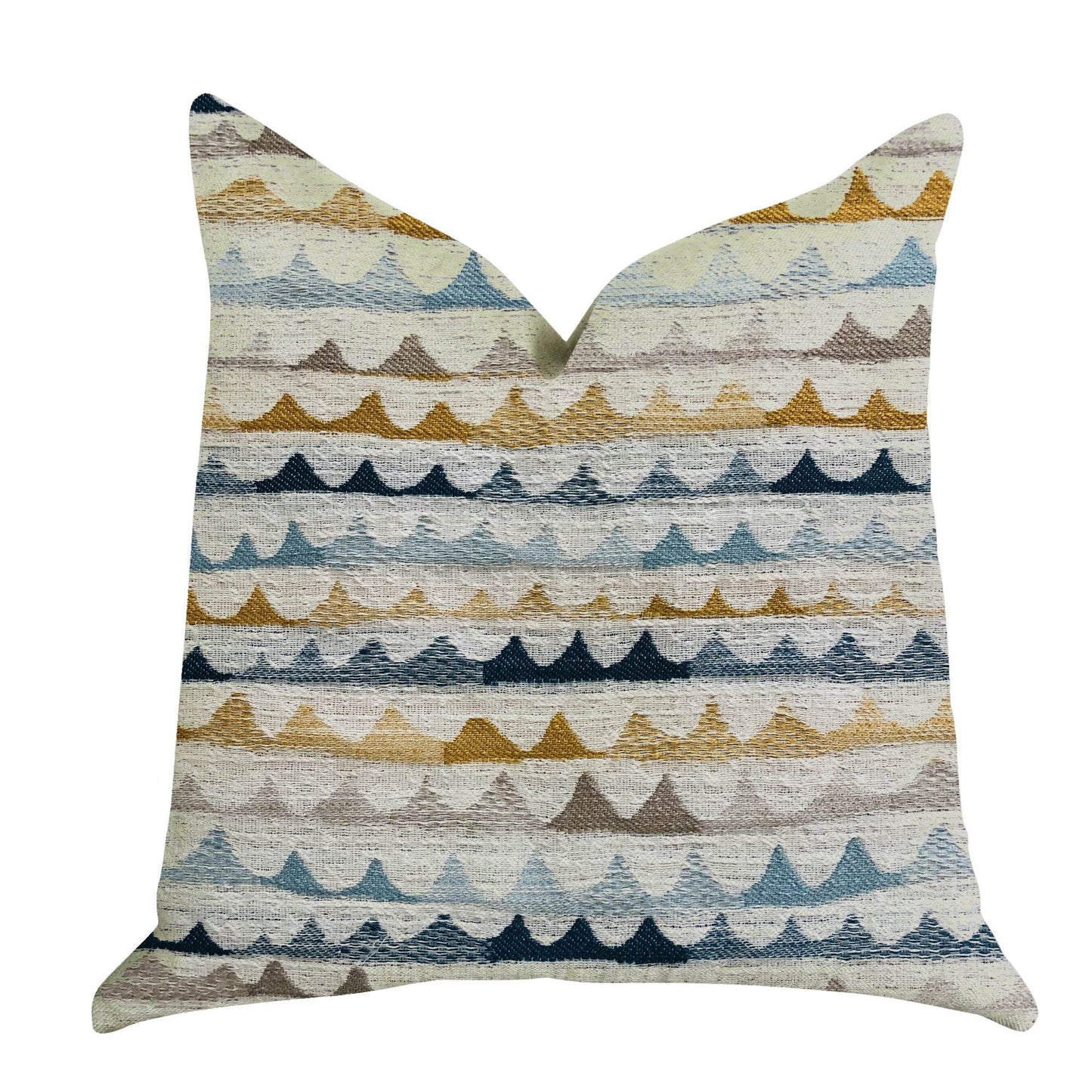 Caspian Rush Patterned Luxury Throw Pillow - Plutus Brands