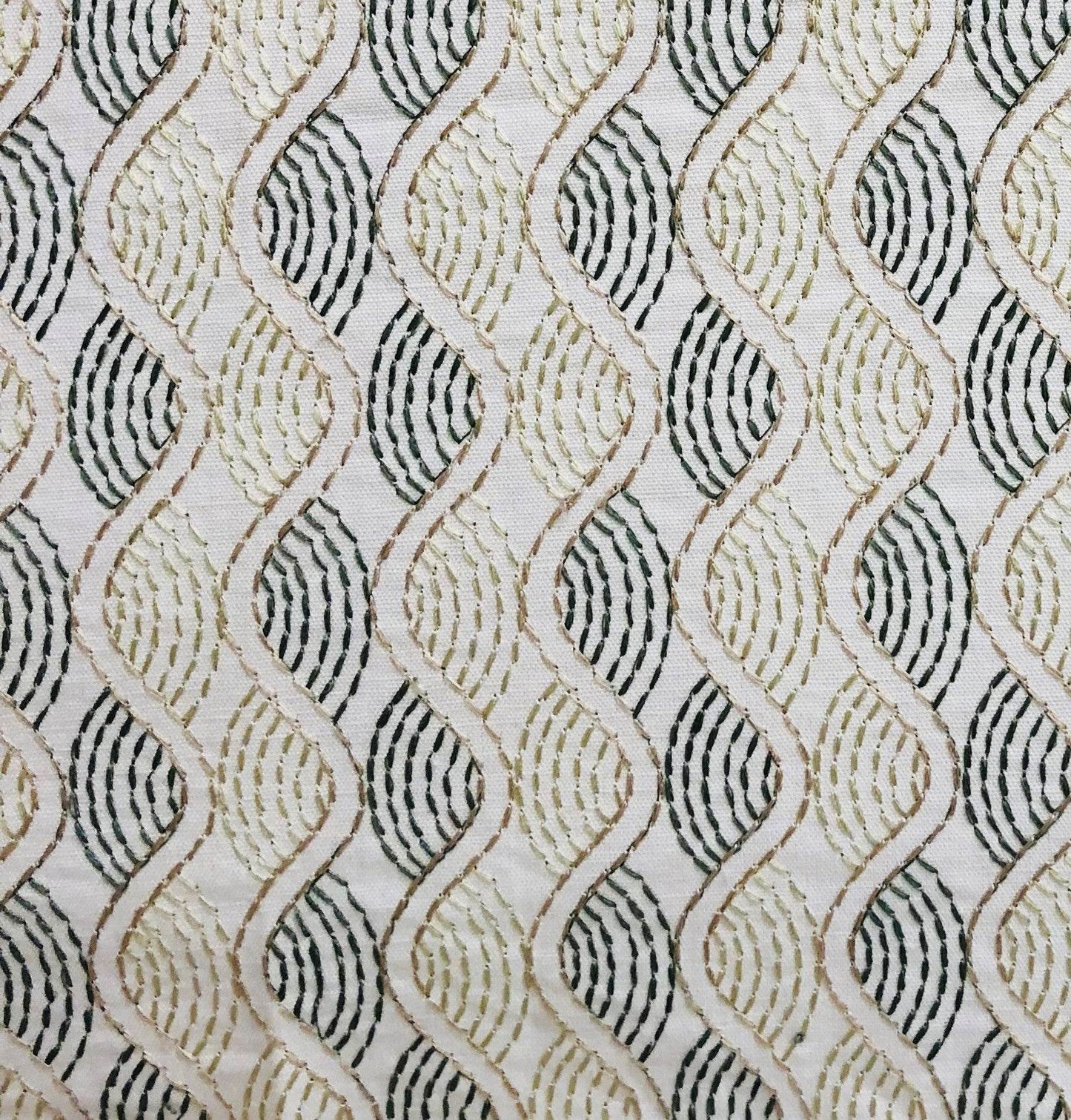 Enigma Twist Luxury Throw Pillow in Blue, Beige Colors - Plutus Brands