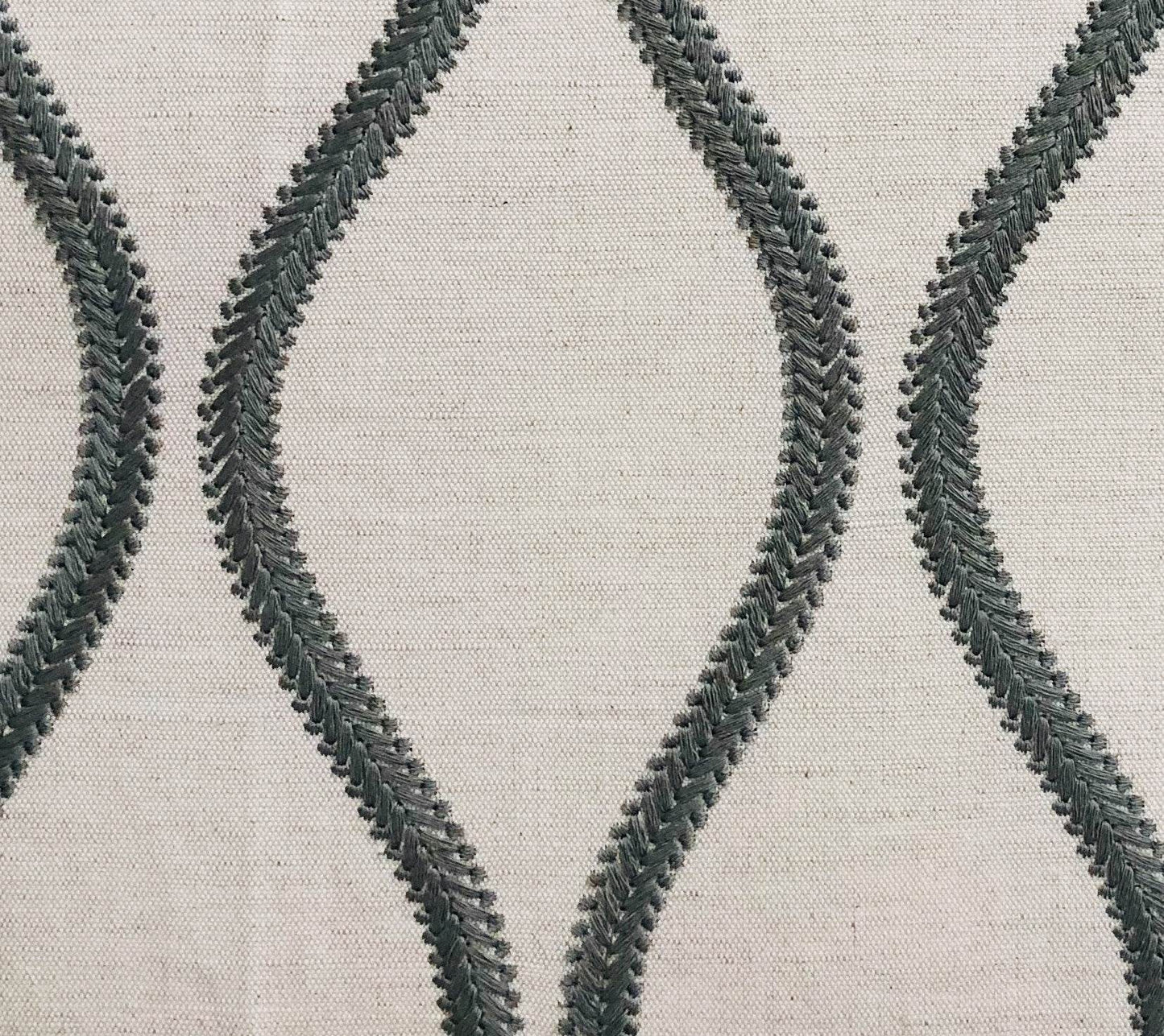 Bella Curve Green and Beige Luxury Throw Pillow - Plutus Brands