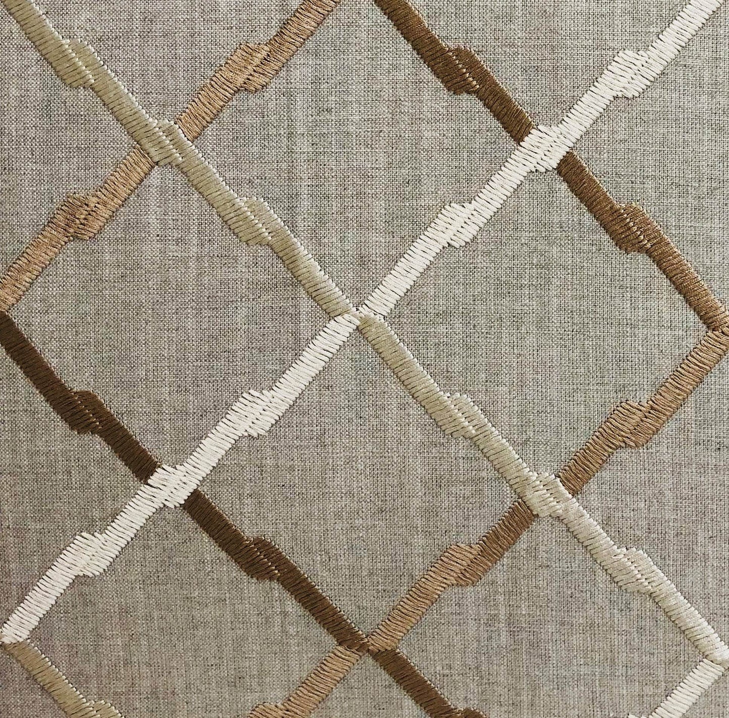 Urban Square Brown and Beige Luxury Throw Pillow - Plutus Brands