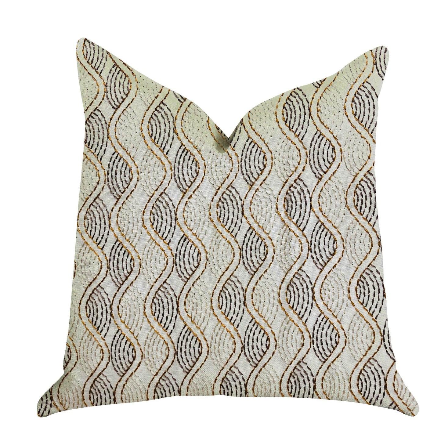 Enigma Twist Luxury Throw Pillow - Plutus Brands