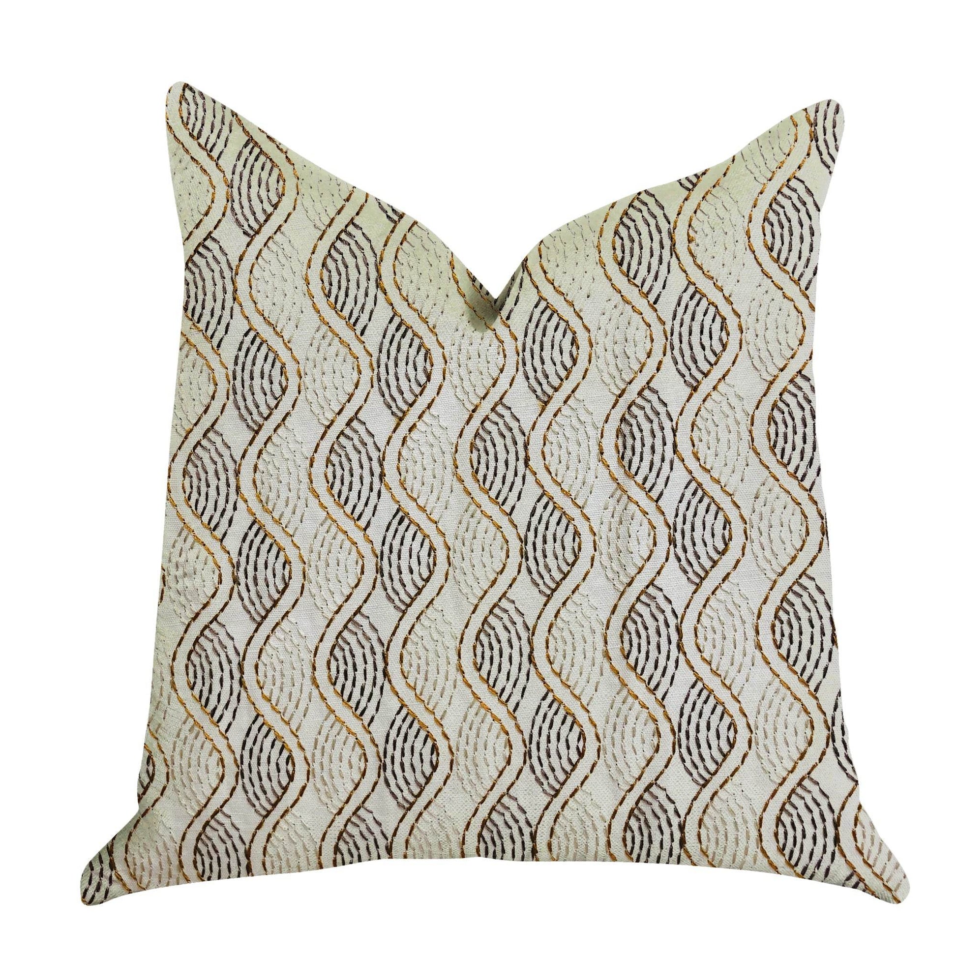 Enigma Twist Luxury Throw Pillow - Plutus Brands