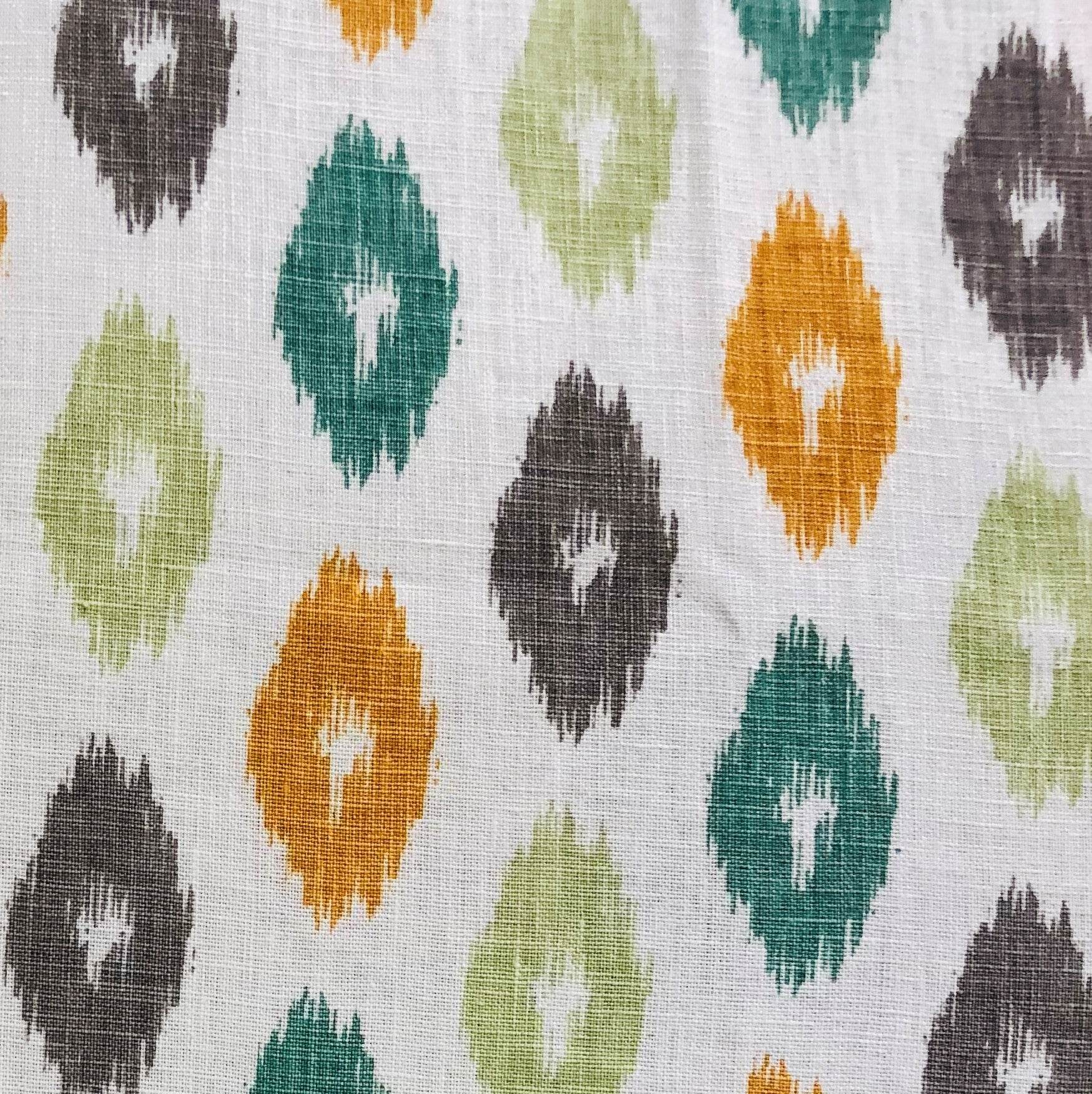 Wild Ingrid Ikat Multi Color Luxury Throw Pillow - Plutus Brands