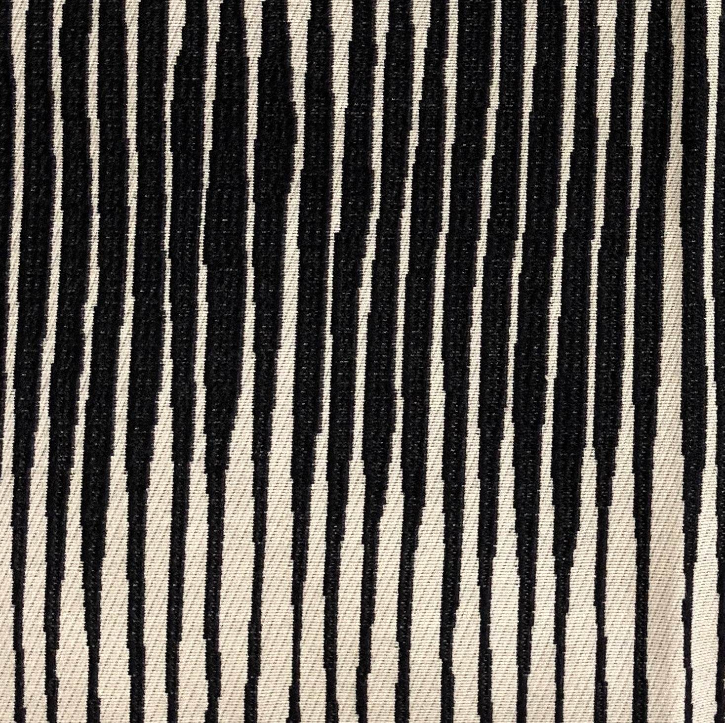 Black Crystal Luxury Throw Pillow in Black and Beige Tones - Plutus Brands