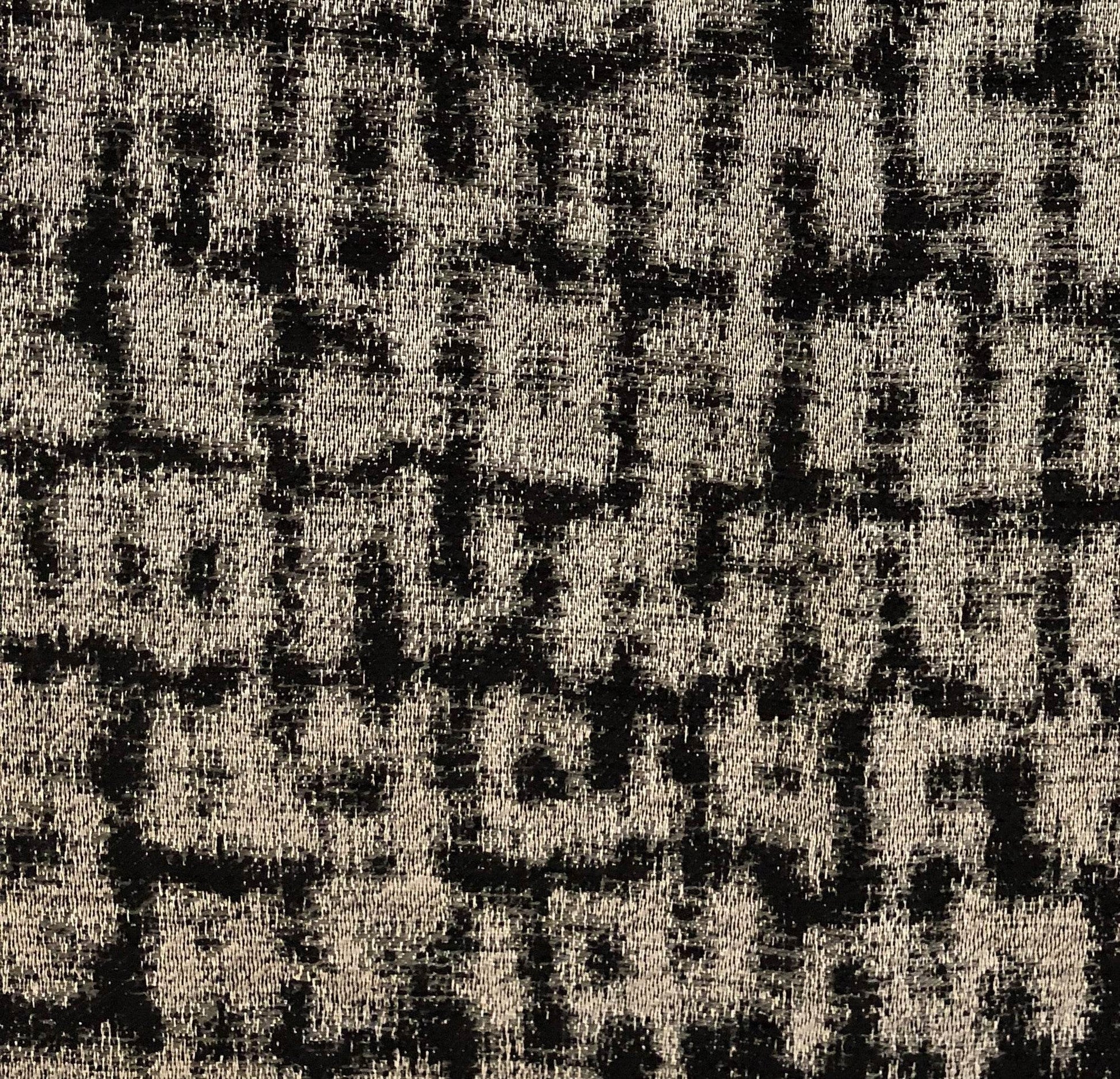 Modish Millie Luxury Throw Pillow in Black and Beige Tones - Plutus Brands