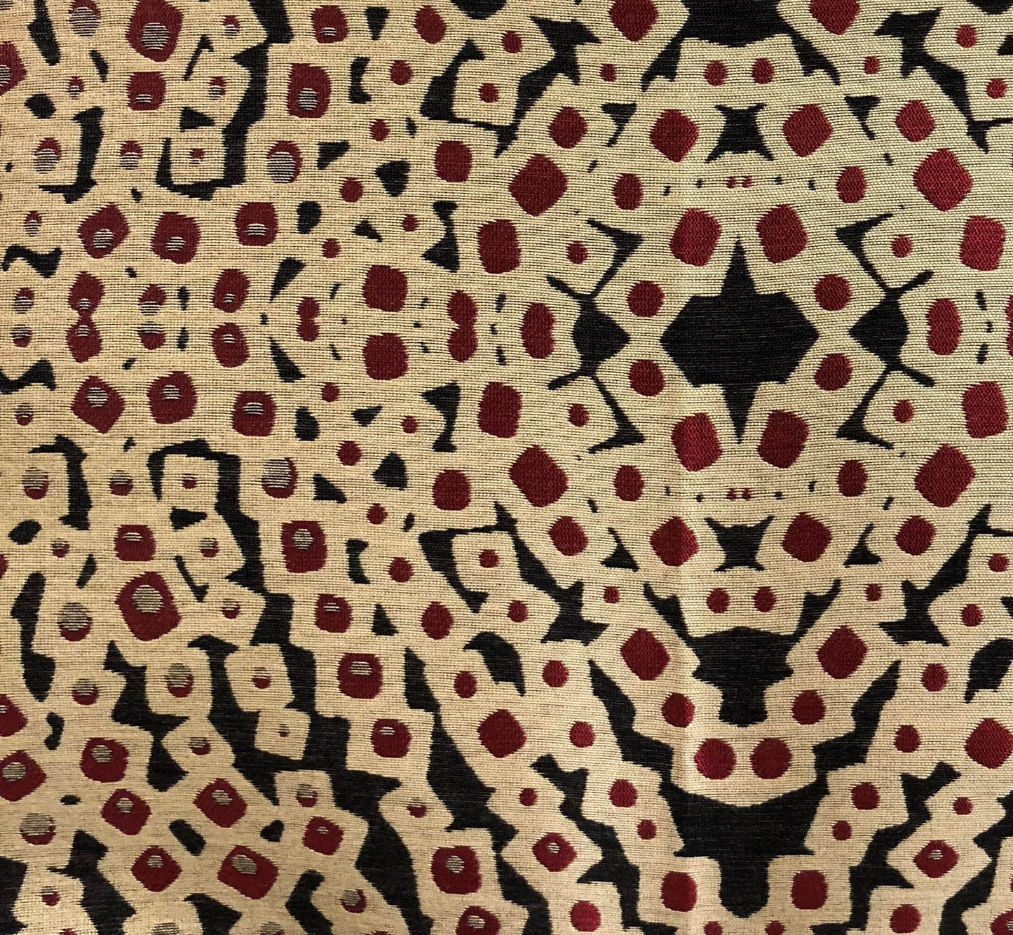 Scarlet Gem Luxury Throw Pillow in Red and Black - Plutus Brands