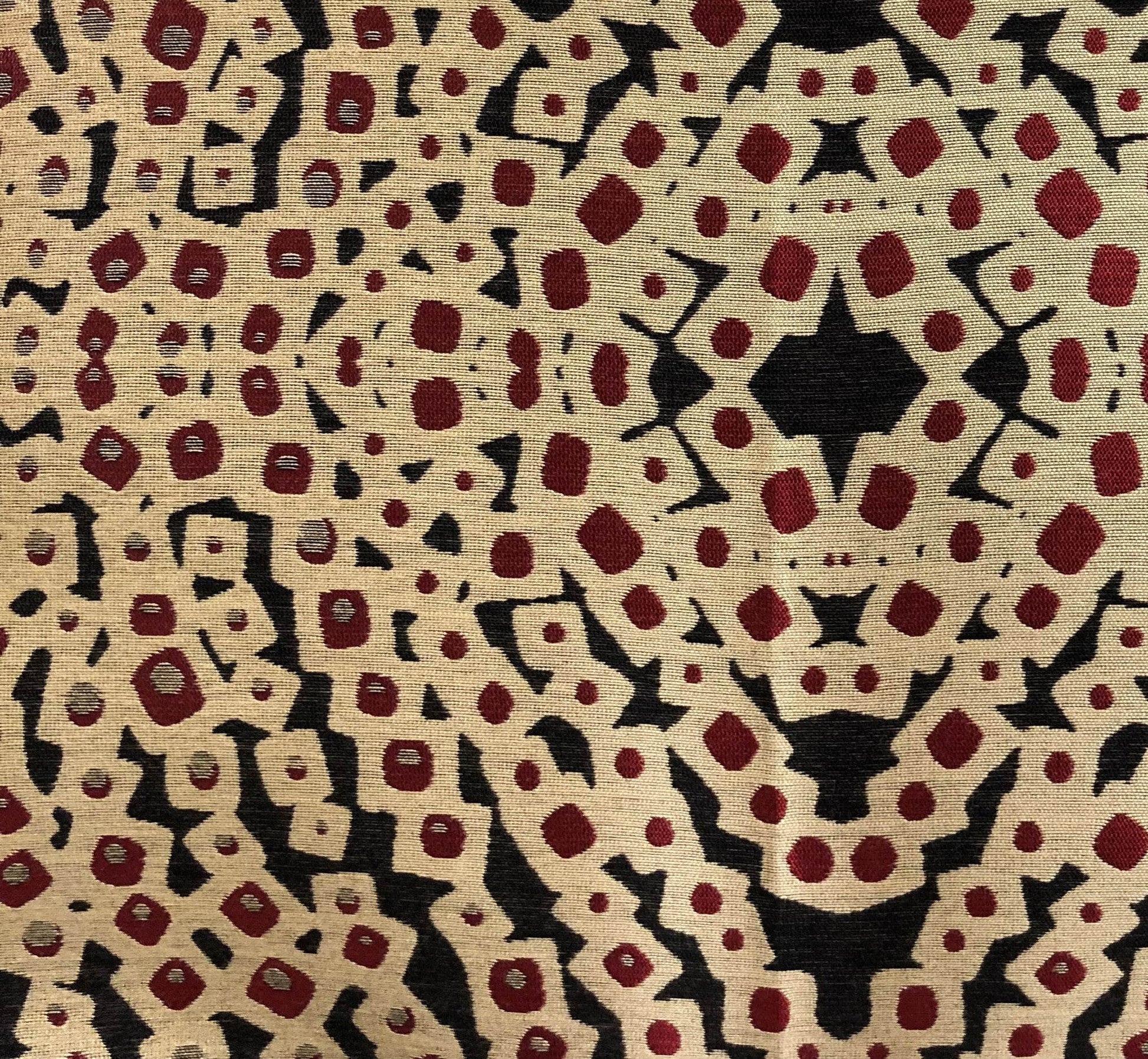 Scarlet Gem Luxury Throw Pillow in Red and Black - Plutus Brands