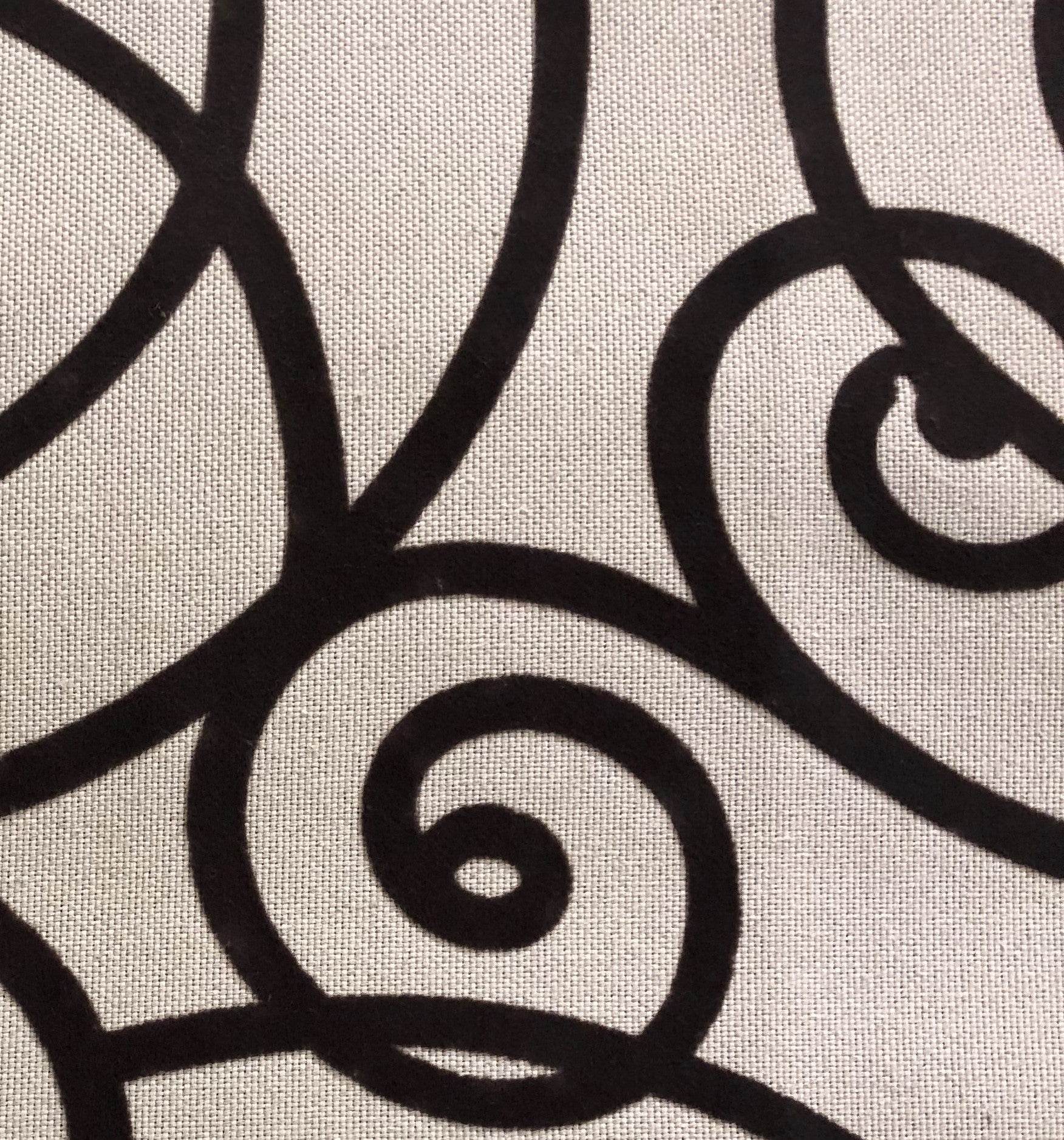 Moda Capella Black and White Luxury Throw Pillow - Plutus Brands