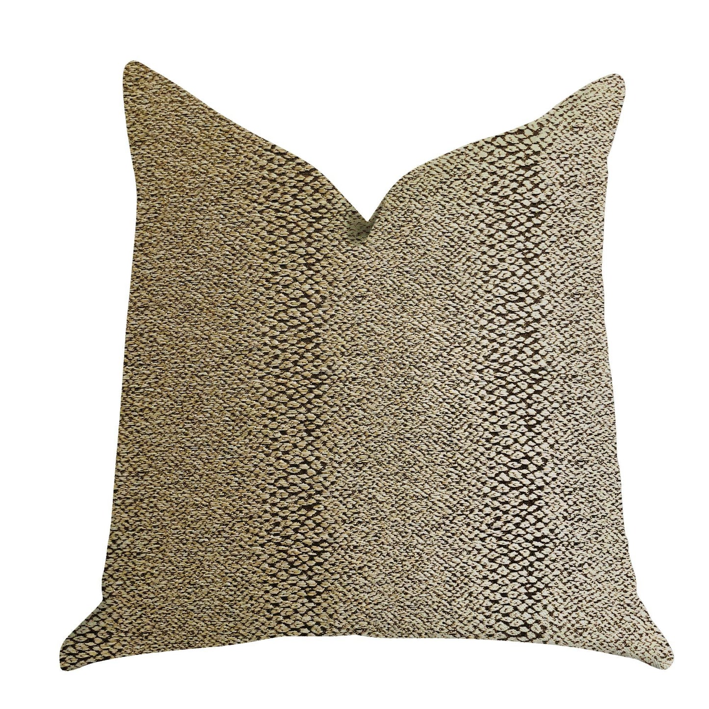 Shimmer in Gold Metallic Luxury Throw Pillow - Plutus Brands