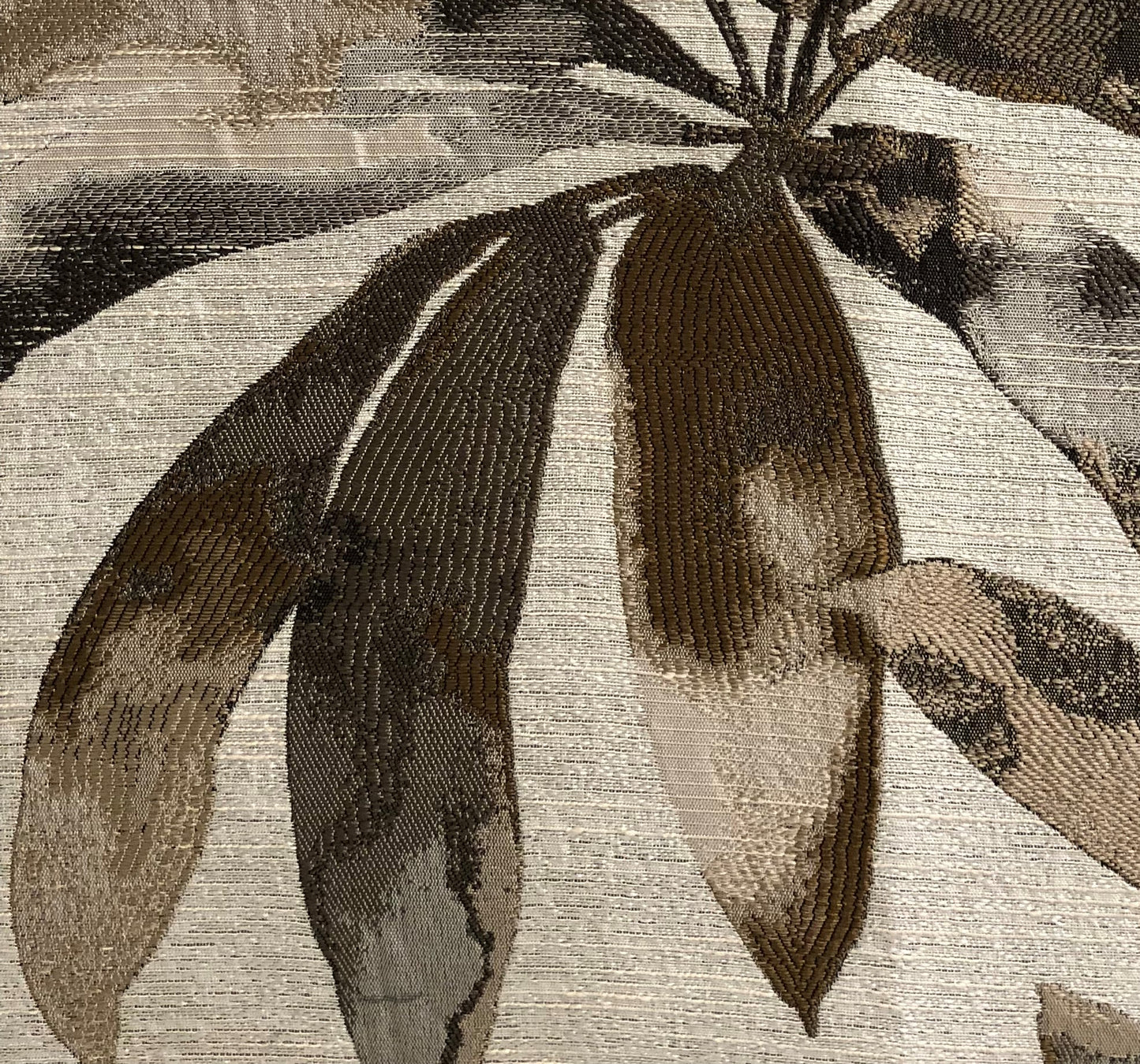 Santorini Cove Beige and Brown Tones Luxury Throw Pillow