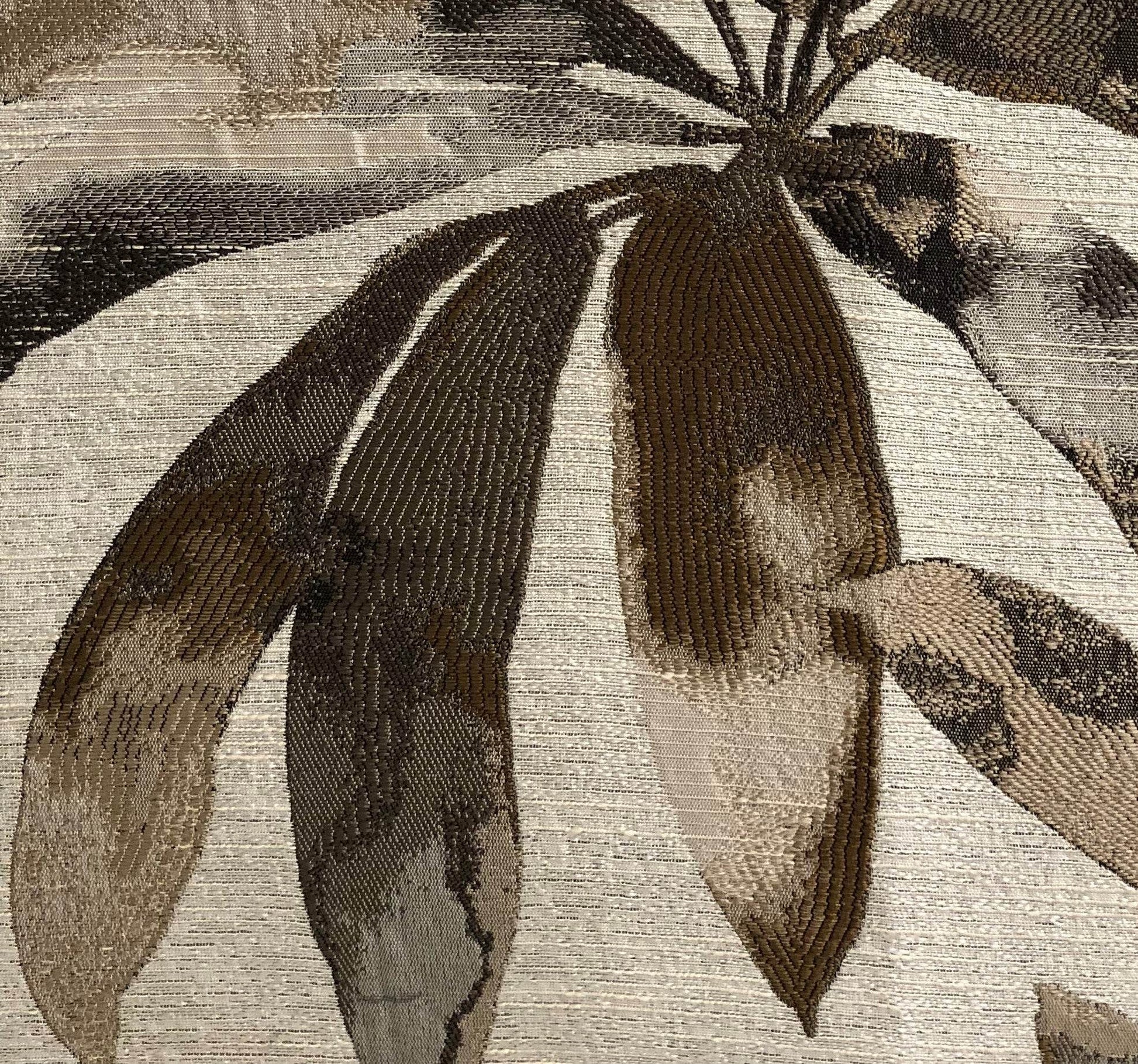 Santorini Cove Beige and Brown Tones Luxury Throw Pillow - Plutus Brands