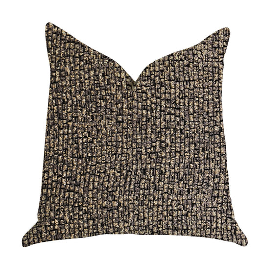 Chameleon Bronze and Gold Tone Luxury Throw Pillow - Plutus Brands