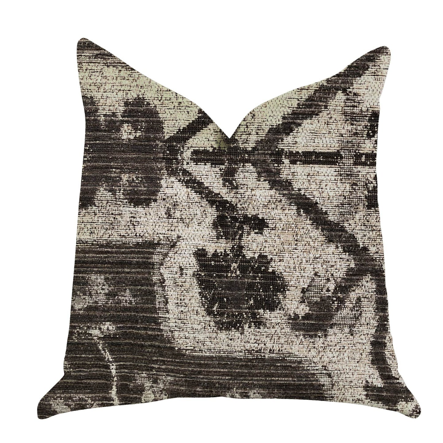 Metro Pulse Beige and Grey Tones Luxury Throw Pillows - Plutus Brands