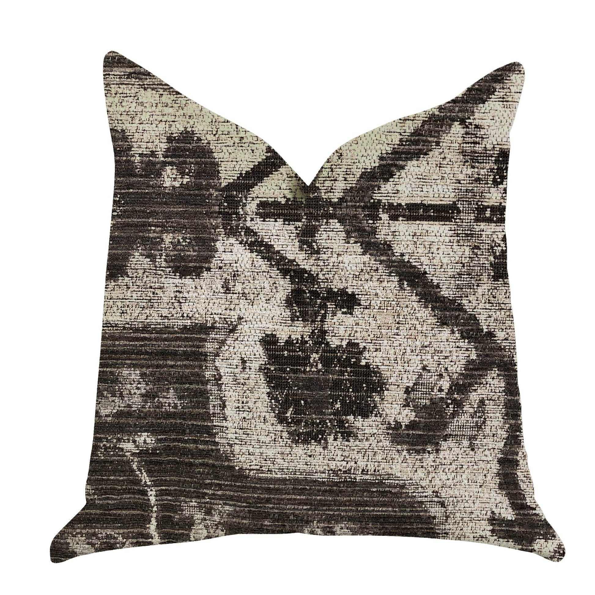 Metro Pulse Beige and Grey Tones Luxury Throw Pillows - Plutus Brands