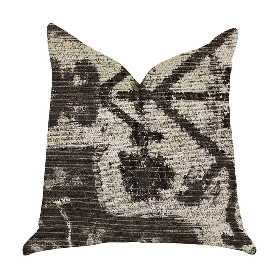 Metro Pulse Beige and Grey Tones Luxury Throw Pillows - Plutus Brands