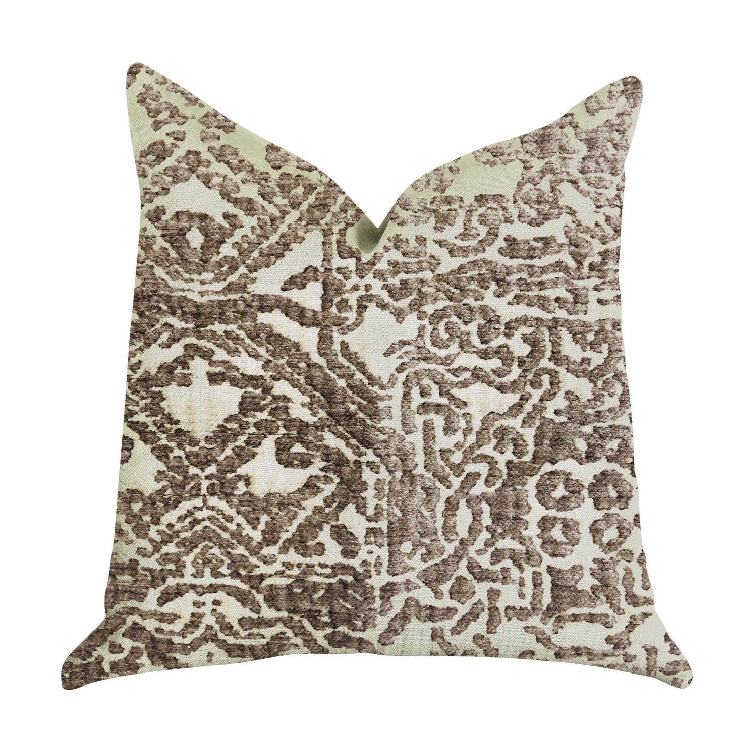 Dusky Cosmo Textured Luxury Throw Pillow - Plutus Brands
