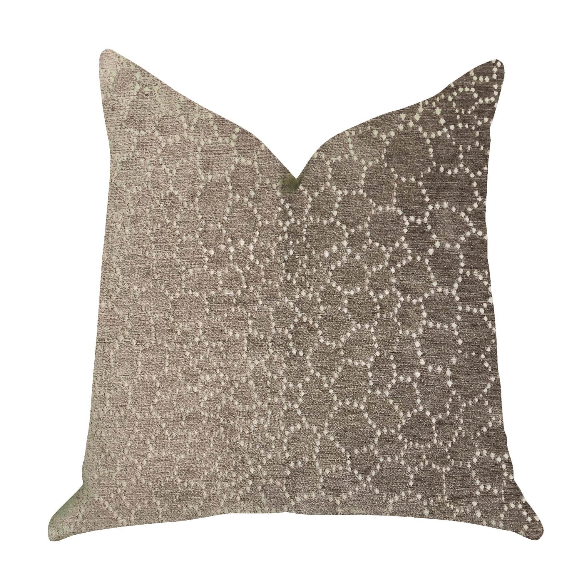 Bubbly Gal Luxury Throw Pillow in Beige Tones - Plutus Brands